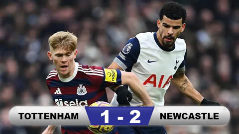 Kết quả Tottenham 1-2 Newcastle: Gà trống chìm sâu vào khủng hoảng